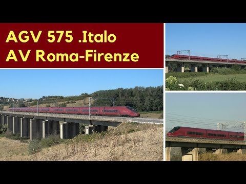 Transiti di AGV 575 Italo sulla Direttissima Roma - Firenze