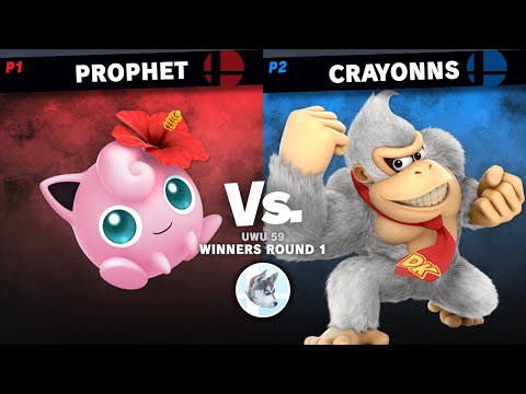 UWU 59 [Winners Round 1] - Crayons (Jigglypuff) Vs. Prophet (Donkey Kong)