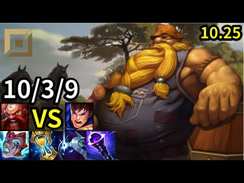 Gragas Top vs Garen - EUW Master | Patch 10.25
