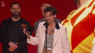 HARRY STYLES Wins Album Of The Year For ‘HARRY&#39;S HOUSE&#39; | 2023 GRAMMYs Acceptance Speech