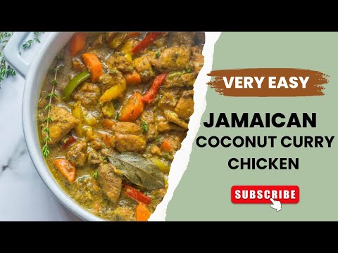 Jamaican Coconut Curry Chicken 🍗🥥 Slow Cooker Magic! ✨ Cook With Charla