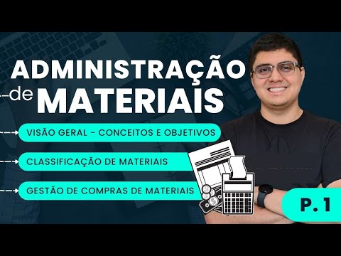 Noções de administração de Materiais - FGV - Parte 1|Prof. Marcelo Soares