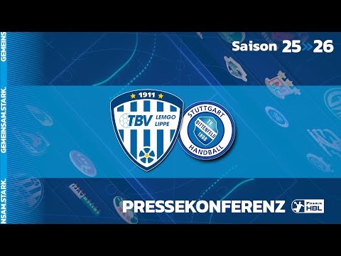Pressekonferenz: TBV Lemgo Lippe - TVB Stuttgart (12.10.2025)