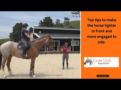 How to engage the horses' hindquarters.