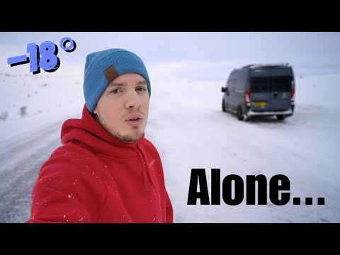 Extreme Winter Van Camping (Arctic circle)