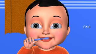 This Is The Way We Brush Our Teeth - 3D Nursery Rhymes & Song For Children