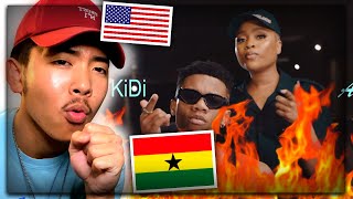 KiDi ft Adina - One Man (Official Video) AMERICAN REACTION! Ghana Music 🇬🇭🔥 US / USA REACTS