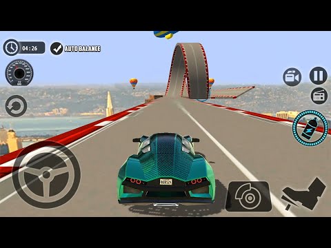 Impossible Car Tracks 3D - Green Luxury Car Driving Impossible Stunt - Lv. 9 to 12 Android Gameplay