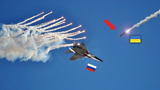 Panic moment: Missile destroys Russian Mig-29 in mid-air