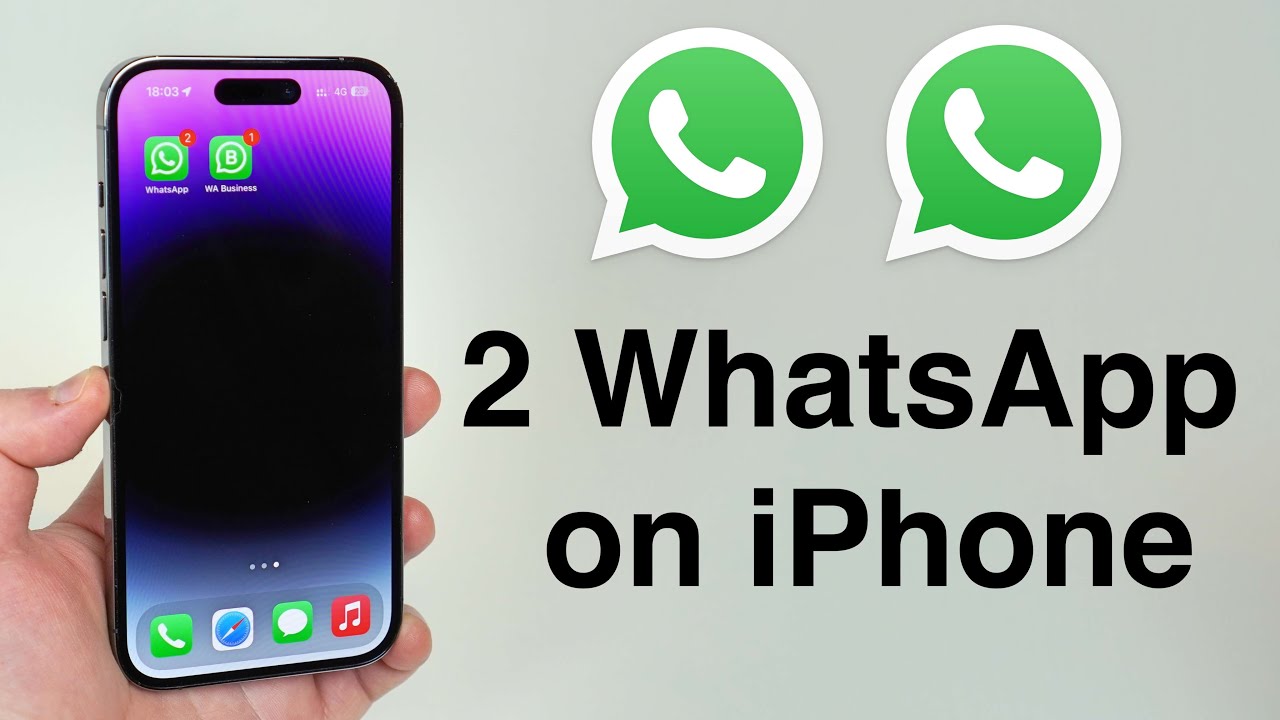 How to have a WhatsApp account with two phone numbers?