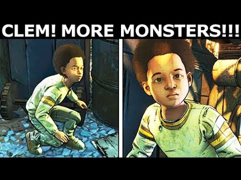 Clem! It's Not Safe Yet! - Random Rare Scene - The Walking Dead Final Season 4 Episode 1