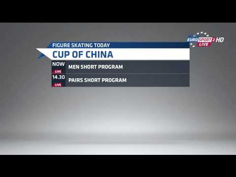 2014 Cup of China Men SP Group 1 Warm-up (B.ESP) British Commentary