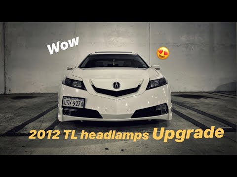 2010 Acura TL Sh-awd Gets A 2012 TL Headlamps Upgrade