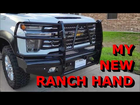New Ranch Hand Legend with Grill Guard on my 2020 Chevy 2500HD