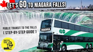 Getting from Toronto Airport to Niagara Falls using public transit! (Step-by-step guide) | Canada 🇨🇦