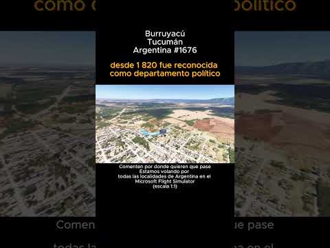 Burruyacú, Tucumán desde el Microsoft Flight Simulator #burruyacu #tucuman #argentina #msfs2024