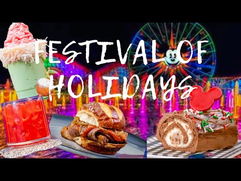 First Look: Ultimate Foodie Guide for Festival of Holidays at California Adventure #disney #foodie