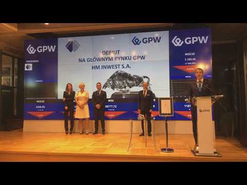 Debiut HM Inwest na rynku głównym GPW