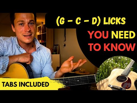 9 Must-Know Bluesy Bluegrass Licks (G, C, & D Chords)
