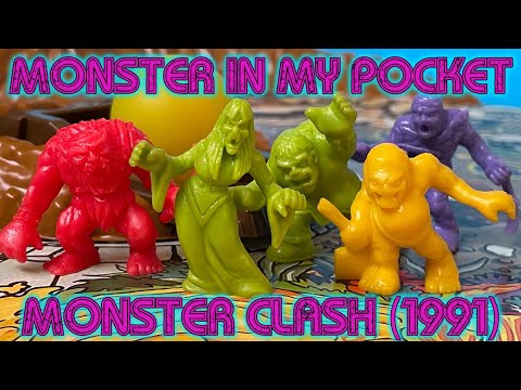 Monster In My Pocket Monster Clash (1991) by Matchbox  - Vintage Board Game Review - MIMP Toys