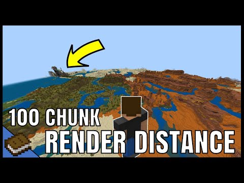 How to get Better Render Distance in Minecraft (No Mods)