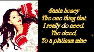 Ariana Grande ft Liz Gillies- Santa Baby lyrics