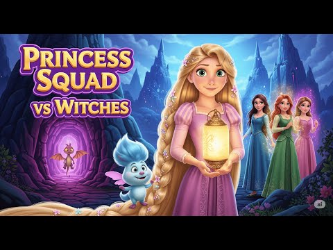 Rapunzel Series – Ep 4: Princess Squad Unite! | Magical Princess Story for Kids