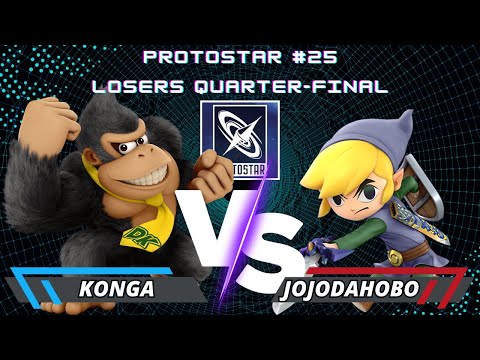 Konga (Donkey Kong) Vs. JoJoDaHoBo (Toon Link) | Protostar #25 | Losers QF | SSBU