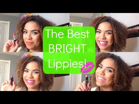The BEST Bright Lippies! | samantha jane Video