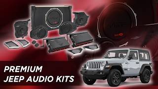 Premium Plug-N-Play Audio Systems Designed To Fit Select 2018-2023 Jeep Wrangler
