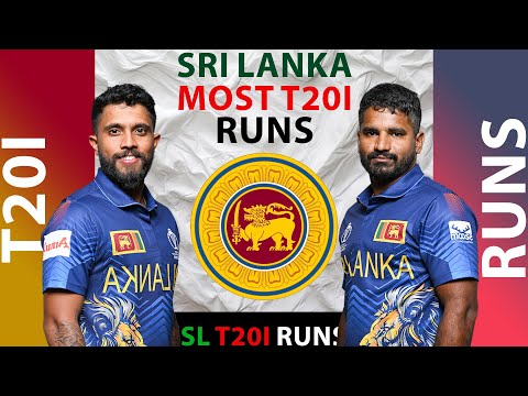 SRI LANKA MOST RUNS IN T20I