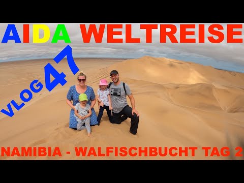 Aida Weltreise VLOG 047 - Walfischbucht Tag 2 - Namibia - Düne 7