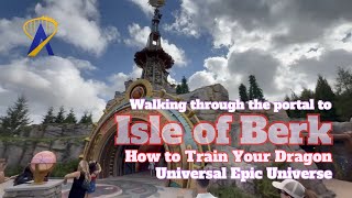How to Train Your Dragon – Isle of Berk portal | Universal Epic Universe