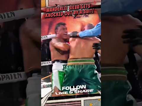 Former UFC fighter Wanderlei Silva just got knocked out by a suit in an all-out brawl! #boxing