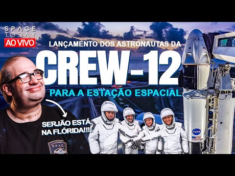 LANÇAMENTO DE ASTRONAUTAS PARA A ESTAÇÃO ESPACIAL | CREW 12 | POUSO EM TERRA!!