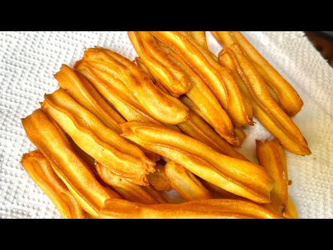 Easy Homemade Churros Recipe Baked | churros recipe without frying