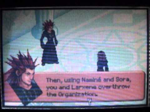 Kingdom Hearts Chain of Memories GBA Cutscene 117 - Axel Confronts Marluxia (Sora's Story)