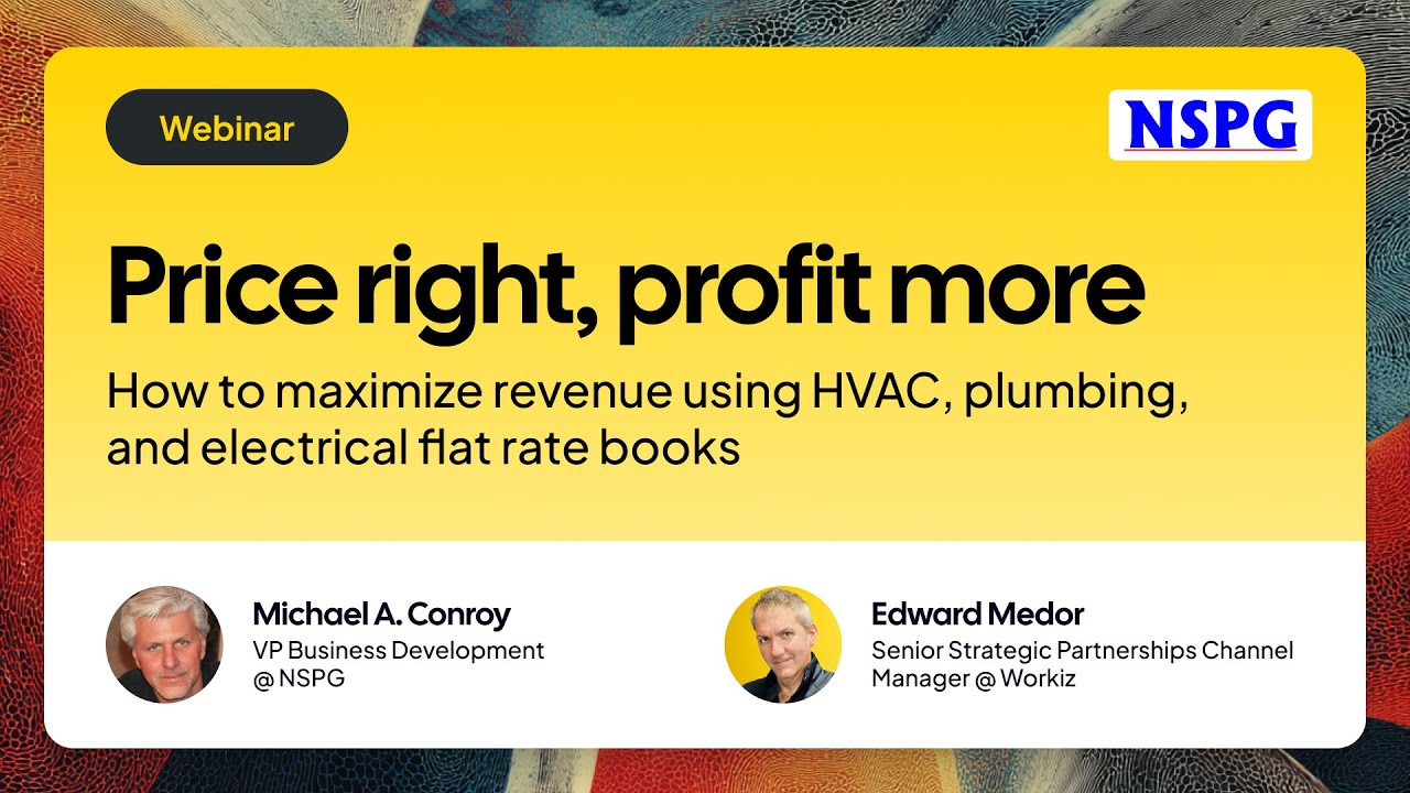 Price right, profit more: maximize revenue with flat rate pricing for HVAC, plumbing & electrical