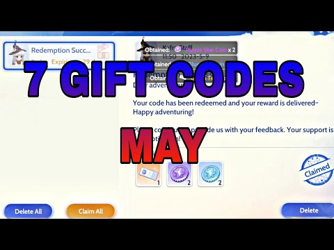 UPDATED 7 GIFT CODES FOR THE MONTH OF MAY 2023