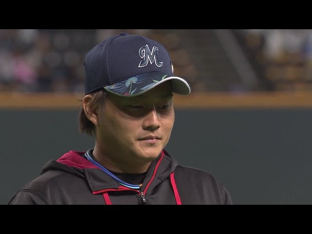 マリーンズ・有吉投手ヒーローインタビュー 2018/8/14 F-M