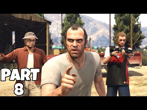 GTA 5 (Grand Theft Auto 5) PS5 Gameplay Walkthrough Part 8 - Trevor