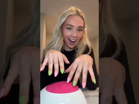 7 styles later 😅🩷💚 #nails #beauty #diy #diynails #founditonamazon #amazon