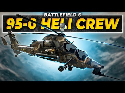 AGGRESSIVE BF6 Attack Heli goes 95-0 // Liberation Peak