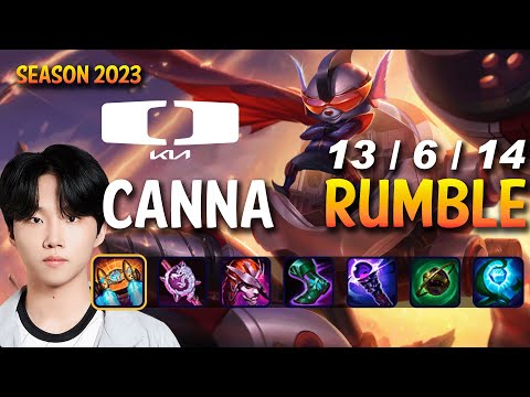 DK Canna RUMBLE vs POPPY Top - Patch 13.13 KR Ranked