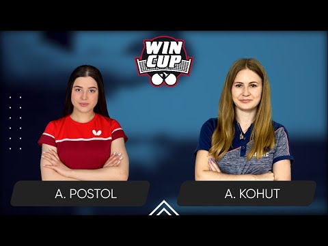 17:30 Anastasiia Postol - Alina Kohut West 3 WIN CUP 07.06.2024 | Table Tennis WINCUP