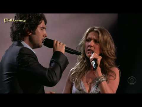 Celine dion josh groban live the prayer hd 720p