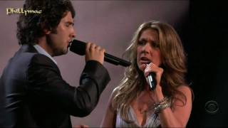 Celine Dion &amp; Josh Groban Live &quot;The Prayer&quot; (HD 720p)