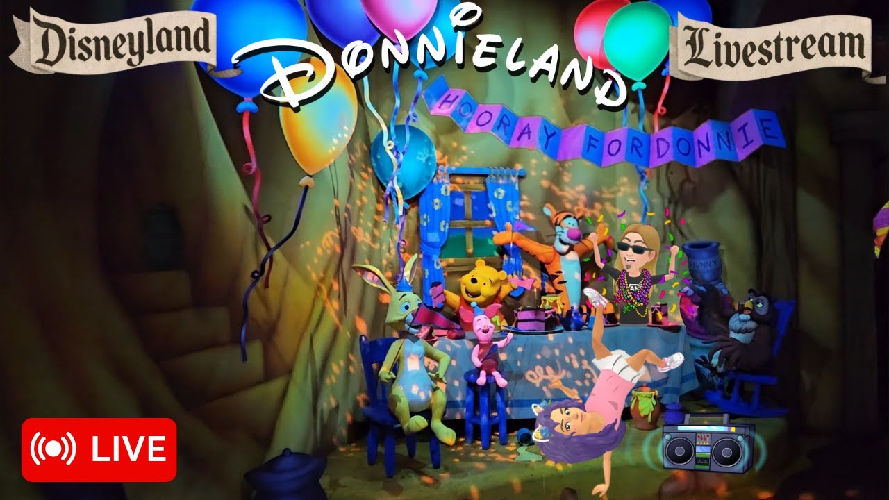 DISNEYLAND LIVE STREAMING friends fun rides food shows merch music Peace Love Consideration 042526