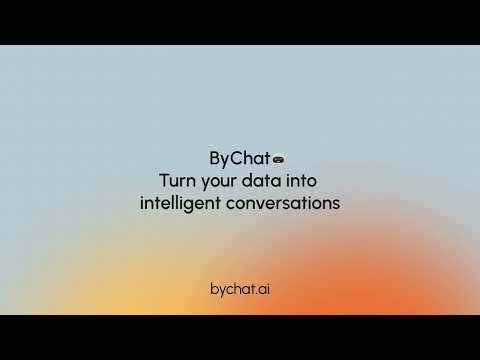 ByChat 공식 영상 미리보기