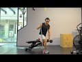 Hand Supported DB RFE Split Squat W Rotation